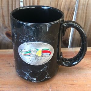 Jeff Gordon Nascar Winston Cup Champion Black Marbled Mug with Pewter Emblems